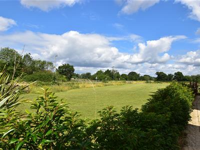 Surrounding open fields